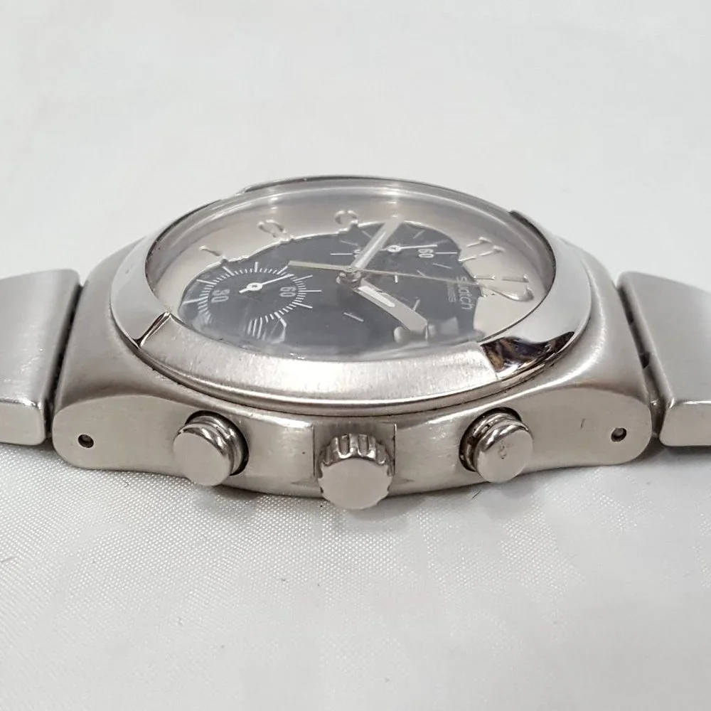 Swatch Irony V8 Quartz Chronograph Double Level Wristwatch YCS109 AG 2005